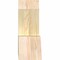 Ekena Millwork Portland Rough Sawn Timber Gable Bracket, Douglas Fir, 36"W x 16"H x 6"D x 6"F, 11/12 Pitch GBW036X16X0606POR00RDF - alternate 4